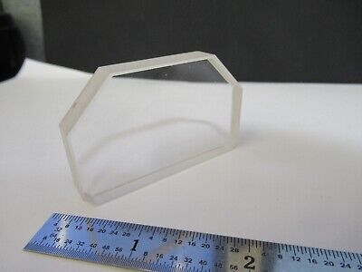 OPTICAL THICK TRUNCATED GLASS BK7 WINDOW OPTICS AS PICTURED &W2-B-17