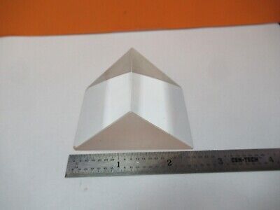 LARGE OPTICAL GLASS PRISM LASER OPTICS AS PICTURED &W8-A-34