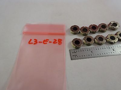 MICROSCOPE PART SMALL MOUNTED FILTERS OPTICS AS IS BIN#L3-E-28