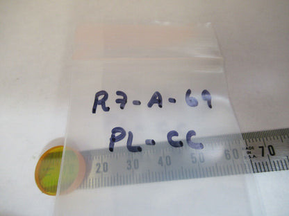 FOR PARTS ZINC SELENIDE OPTICAL INFRARED LENS PL-CC OPTICS AS PICTURED R7-A-69