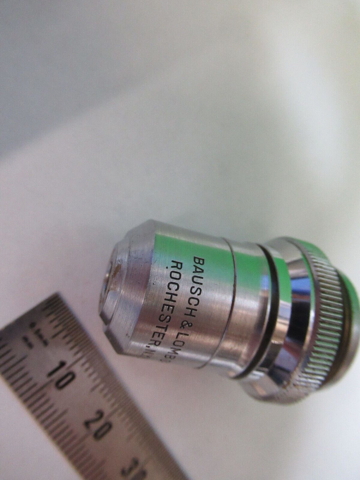 BAUSCH LOMB 10X OBJECTIVE OPTICS LENS MICROSCOPE PART as pictured Q5-B-10