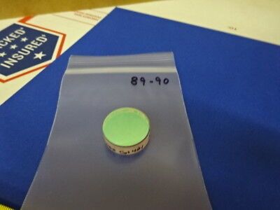 OPTICAL FLAT DICHROIC MIRROR COATED 481nm LASER OPTICS  AS IS #89-90