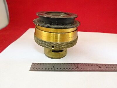 VINTAGE ANTIQUE BRASS OPTICAL LENS COLLIMATOR OPTICS AS IS B#U3-B-14