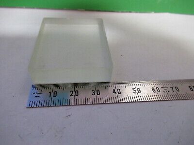 OPTICAL FROSTED GLASS BLOCK, one side polished pl-pl OPTICS AS PICTURED Z1-A-102