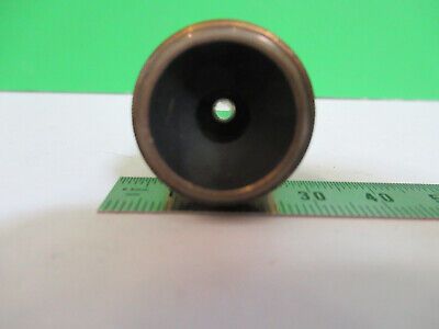 ANTIQUE BAUSCH LOMB BRASS OBJECTIVE LENS MICROSCOPE PART AS PICTURED Q9-A-47