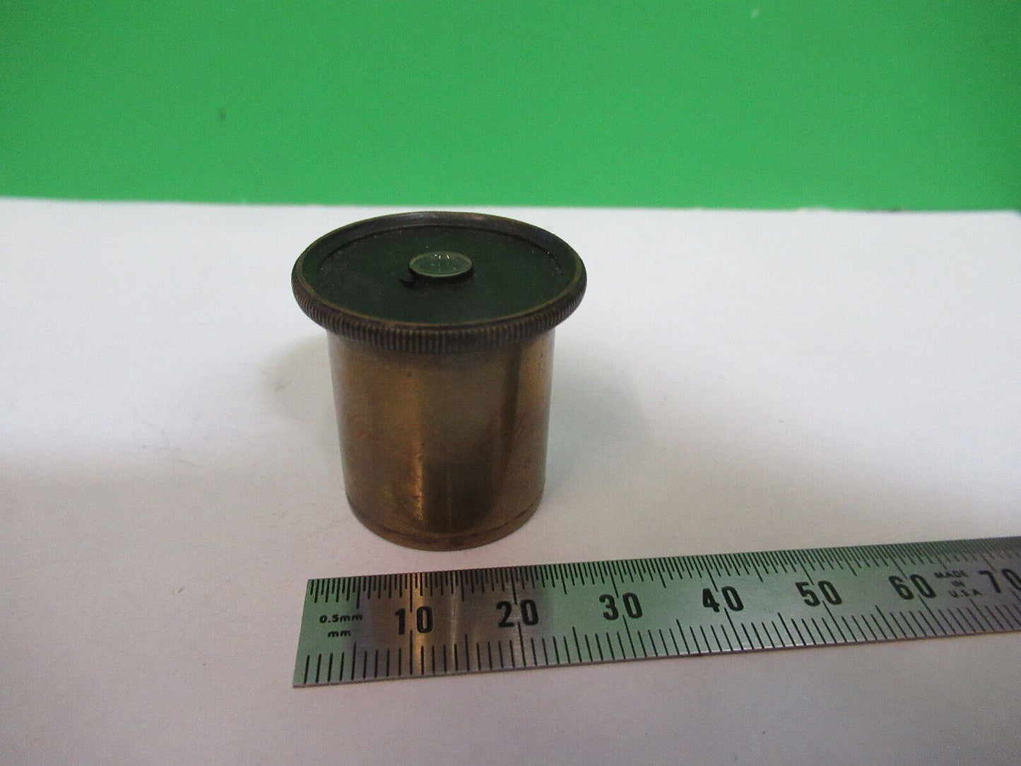 CARL ZEISS JENA ANTIQUE BRASS EYEPIECE MICROSCOPE PART AS PICTURED P2-B-76