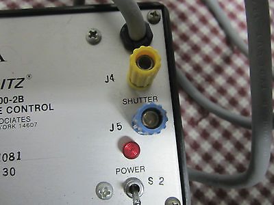 UNIBLITZ MODEL 100-2B SHUTTER DRIVE CONTROL AS IS for optics laser BIN-3B