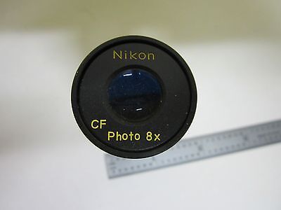 MICROSCOPE PART NIKON JAPAN EYEPIECE CF PHOTO 8X OPTICS AS IS BIN#T6-26