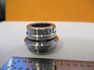 EALING 5X OBJECTIVE LENS MICROSCOPE PART OPTICS AS PICTURED &85-B-92