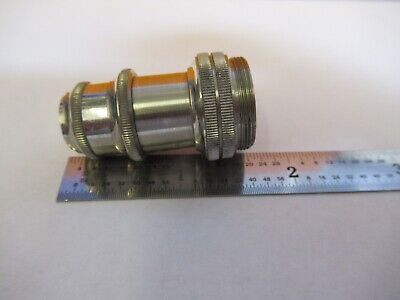 ANTIQUE BRASS 100X OBJECTIVE MICROSCOPE PART AS PICTURED &7B-B-13