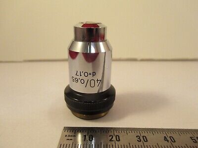 WILD HEERBRUGG SWISS OBJECTIVE 40X OPTICS MICROSCOPE PART AS PICTURED &14-A-86