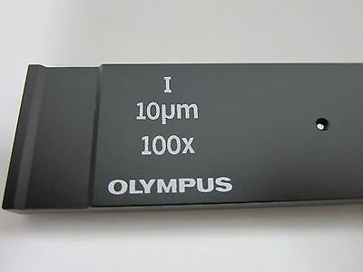 OLYMPUS MICROSCOPE SLIDE AH2-SLM40 FILTER  OPTICS BIN#54-10