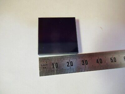 OPTICAL BLUE GLASS FILTER 1" SQUARE OPTICS AS PICTURED &13-A-41