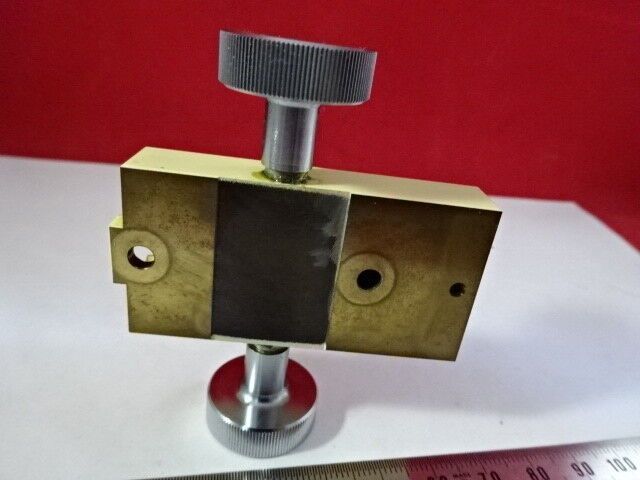 WILD HEERBRUGG SWISS M11 BRASS MICROMETER STAGE MICROSCOPE PART #6V-A-08