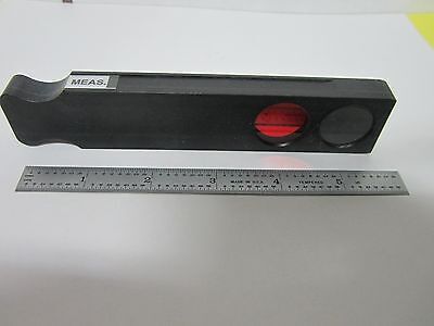 OPTICAL ZYGO INTERFEROMETER MICROSCOPE SLIDE RED LASER OPTICS BIN#J1-03