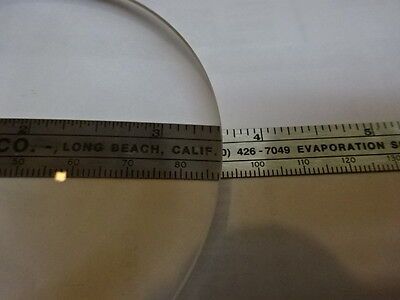 OPTICAL BI CONVEX LENS OPTICS AS IS #81-19