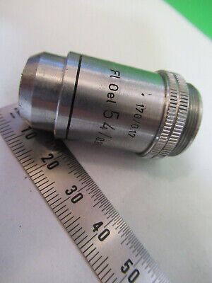 LEITZ WETZLAR GERMANY 54X /170 OBJECTIVE MICROSCOPE PART AS PICTURED #R7-B-53