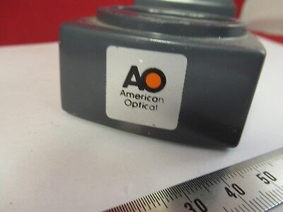 AO AMERICAN OPTICS BASE WITH LENS MICROSCOPE OPTICS AS PICTURED &FT-4-46