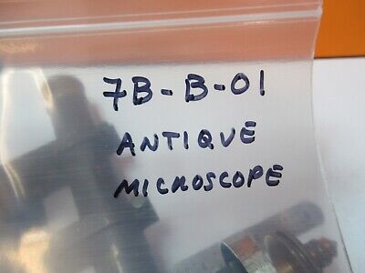 FOR PARTS ANTIQUE BRASS COLLIMATOR MICROSCOPE FILAR OPTICS AS PICTURED &7B-B-01