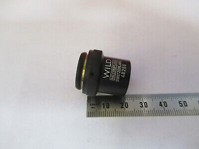 WILD HEERBRUGG SWISS OBJECTIVE 4X OPTICS MICROSCOPE PART AS PICTURED &87-FT-56