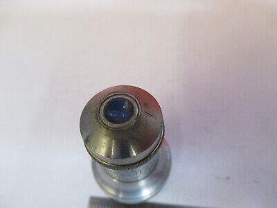 FOR PARTS ERNST LEITZ OBJECTIVE "3"  MICROSCOPE PART AS PICTURED &Q3-B-69