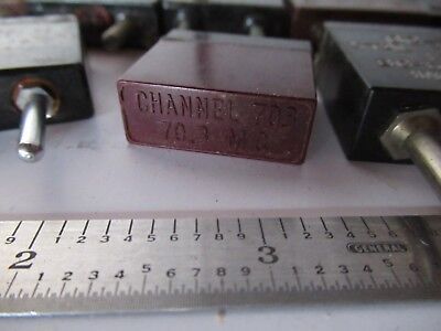 VINTAGE QUARTZ CRYSTALS US ARMY NAVY DC-35 & others FREQUENCY CONTROL &60-C-09