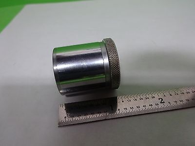 MICROSCOPE PART GAERTNER OBJECTIVE 2X OPTICS AS IS BIN#W9-E-03