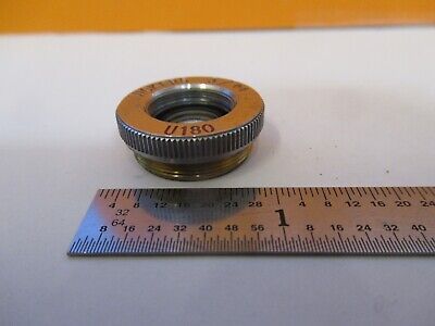 VICKERS ENGLAND OBJECTIVE 3X LENS OPTICS MICROSCOPE PART AS PICTURED &50-A-31