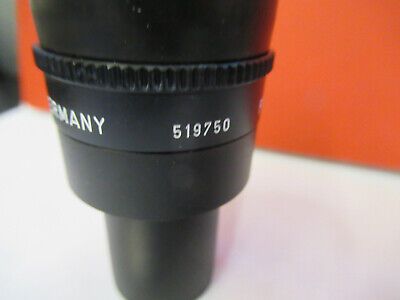 LEITZ WETZLAR 519750 10X/18 EYEPIECE MICROSCOPE PART OPTICS AS PICTURED #82-A-12