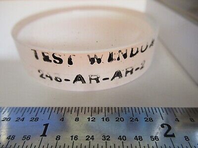 FOR PARTS OPTICAL COATED LENS UV ULTRAVIOLET OPTICS AS PICTURED &A3-B-34