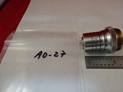 MICROSCOPE PART OBJECTIVE BAUSCH LOMB 10X OPTICS AS IS #AO-27