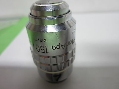 MICROSCOPE OBJECTIVE NIKON JAPAN APO 150X OPTICS BIN#5K-H-9