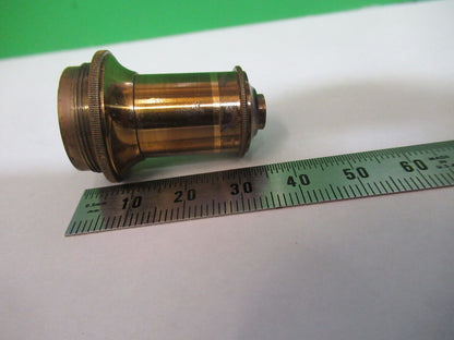 BECK LONDON ANTIQUE OBJECTIVE OPTICS MICROSCOPE PART AS PICTURED P2-B-69