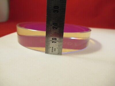 OPTICAL FLAT 1/10 WAVE COATED ZERODUR BEAM SPLITTER 3" DIAMETER OPTICS &14-A-15