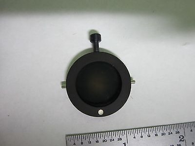 MICROSCOPE PART [burnt spot] POLARIZER ANALYZER POL OPTICS AS IS BIN#S2-B-26