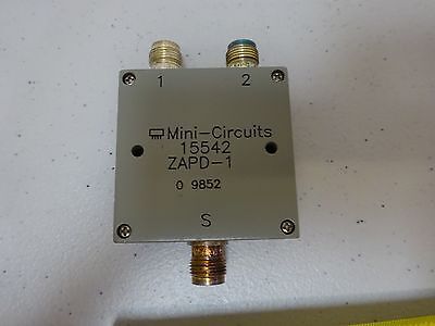 RF MICROWAVE MODULE MINI CIRCUITS ZAPD-1 TNC CONNECTOR AS IS BIN#TB-5-2-M