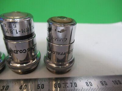 AO SPENCER LOT 3 ea OBJECTIVE 10X 44X 95X  MICROSCOPE PART AS PICTURED &3-C-09