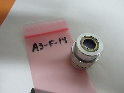 MICROSCOPE OBJECTIVE LEITZ WETZLAR GERMANY  NPL 10X INFINITY OPTICS BIN#A3-F-14