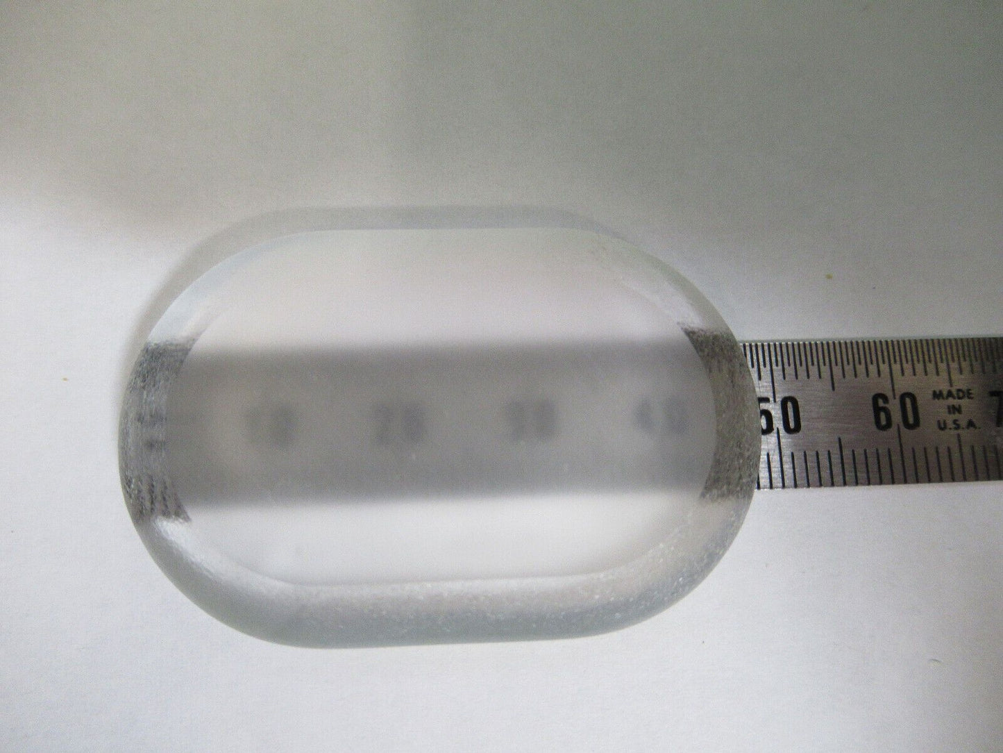 OPTICAL PRE-FORM RACETRACK GLASS for MIRROR uncoated OPTICS AS PICTURED Z5-C-38