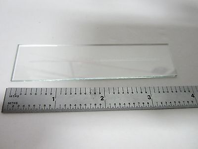 OPTICAL CALIBRATION MICROSCOPE RULER RETICLE OPTICS AS IS BIN#J1-22