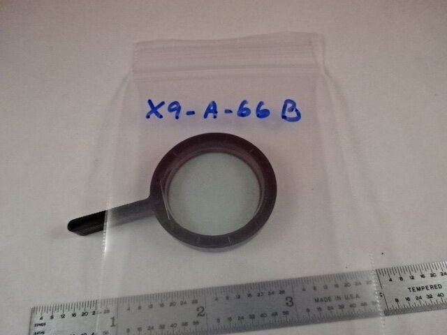 MICROSCOPE PART FILTER LOLLYPOP ILLUMINATOR OPTICS AS IS #X9-A-66B