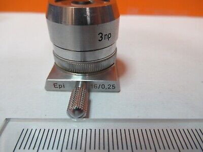 REICHERT AUSTRIA OBJECTIVE 3np 16 EPI MICROSCOPE PART OPTICS AS PICTURED 3K-A-56