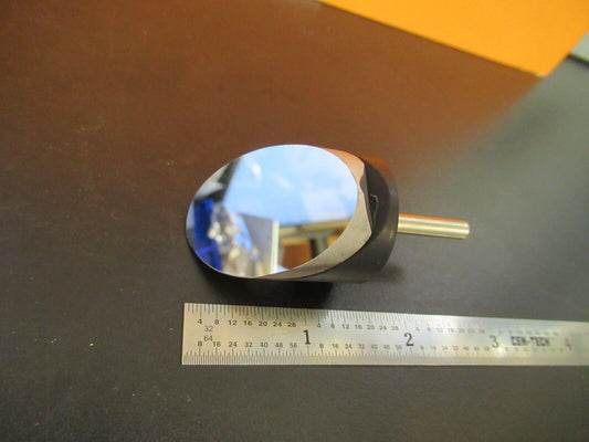 OLYMPUS ELLIPTICAL MOUNTED MIRROR OPTICS MICROSCOPE PART AS PICTURED &5M-A-57