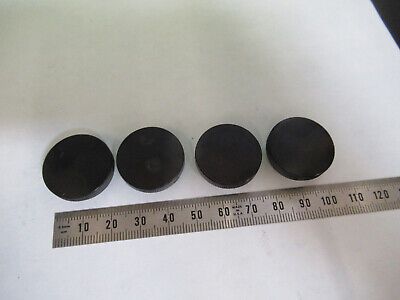 WILD HEERBRUGH PLASTIC CAPS LOT OBJECTIVE MICROSCOPE PART AS PICTURED &A9-B-36