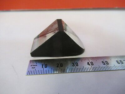 OPTICAL GLASS PRISM MICROSCOPE PART OPTICS AS PICTURED #82-A-16