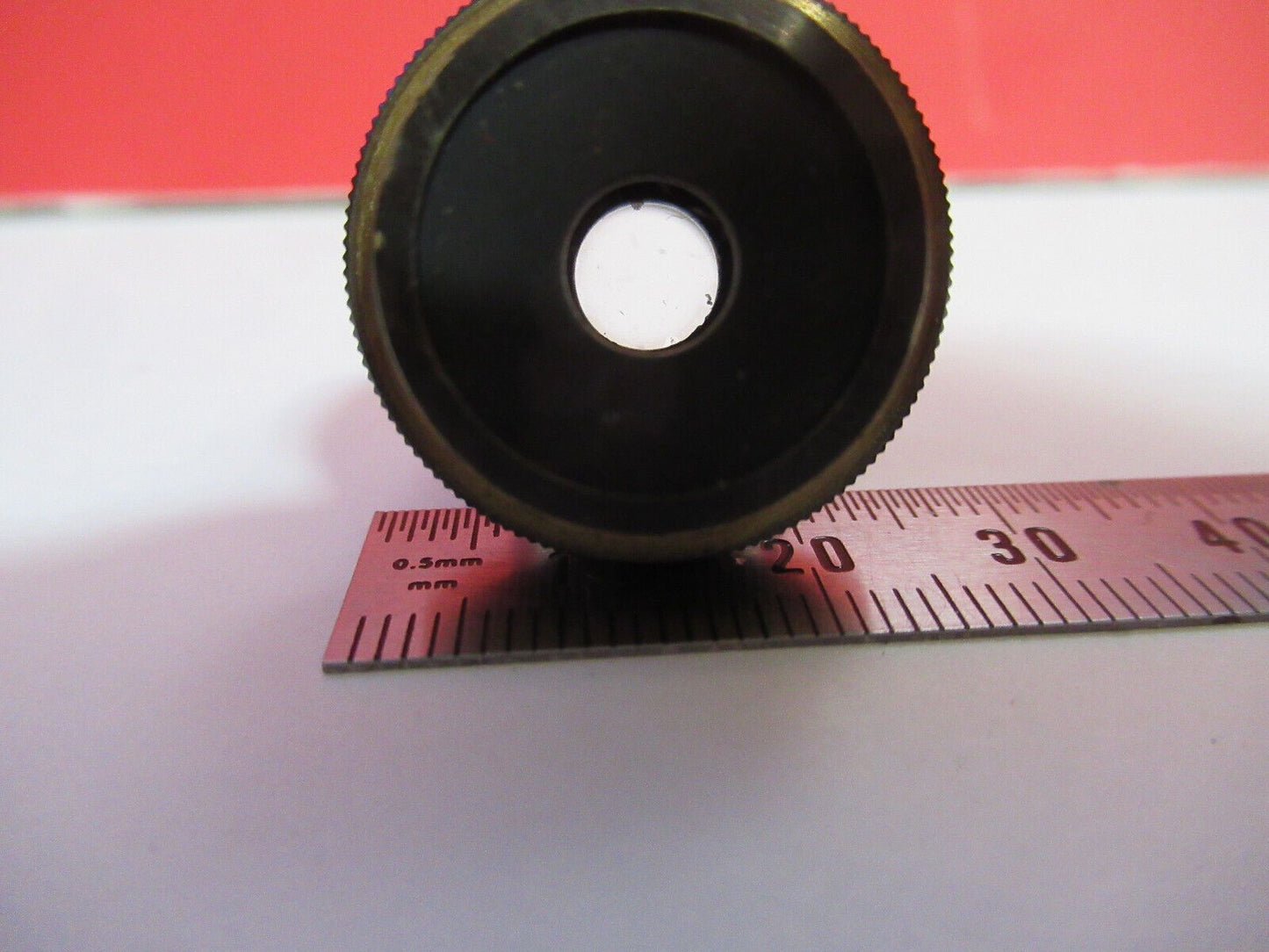 NIKON JAPAN OBJECTIVE M 5X OPTICS MICROSCOPE PART AS PICTURED &Q2-40