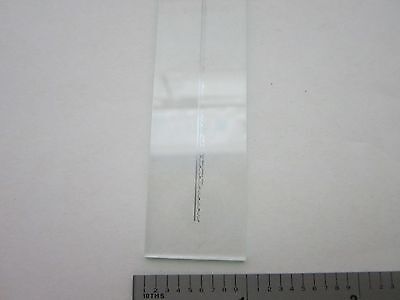 OPTICAL CALIBRATION MICROSCOPE RULER RETICLE OPTICS AS IS BIN#J1-22