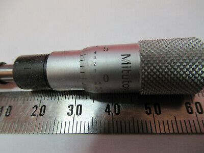 MITUTOYO MICROMETER SCREW ASSEMBLY MICROSCOPE PART AS PICTURED #100-S-14