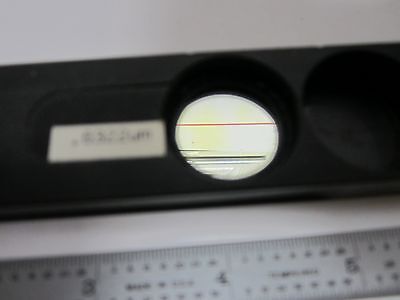 OPTICAL ZYGO INTERFEROMETER MICROSCOPE SLIDE RED LASER OPTICS BIN#J1-03