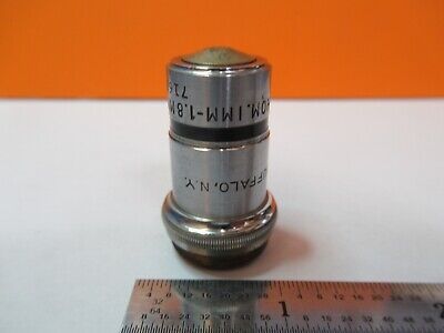 ANTIQUE OBJECTIVE SPENCER 95X OPTICS MIXROSCOPE PART AS PICTURED &7B-B-65